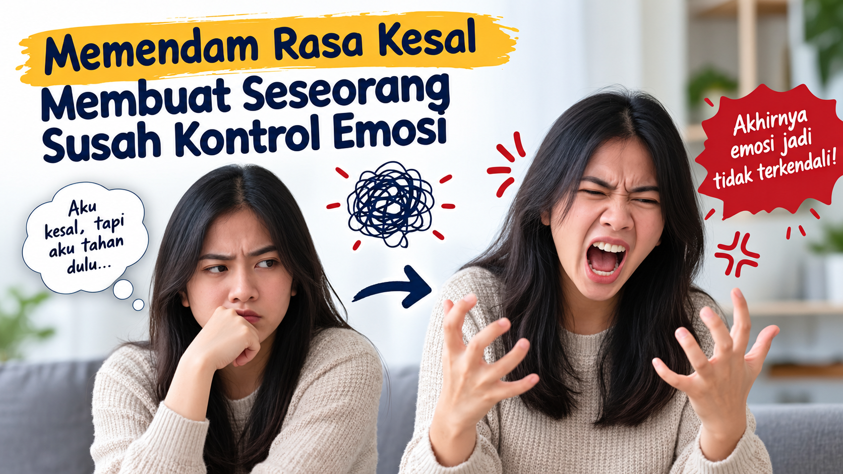 Memendam Rasa Kesal 