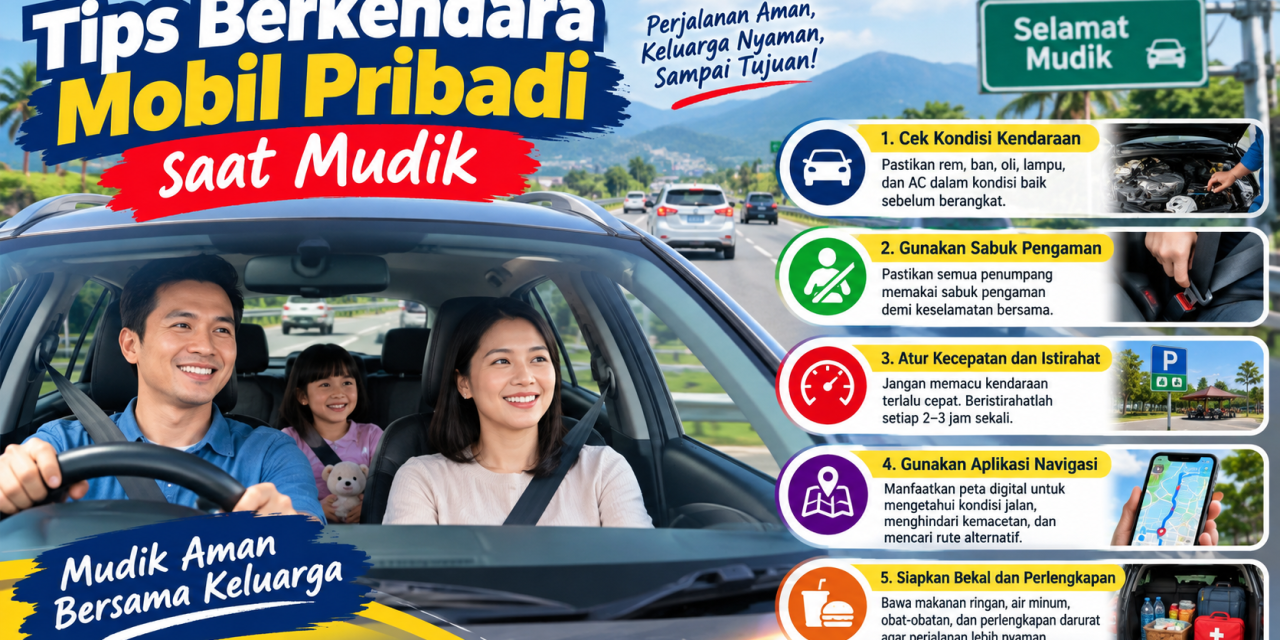 Biar Mudik Lancar: Tips Berkendara Mobil Pribadi