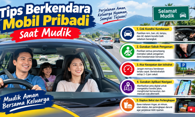 Biar Mudik Lancar: Tips Berkendara Mobil Pribadi