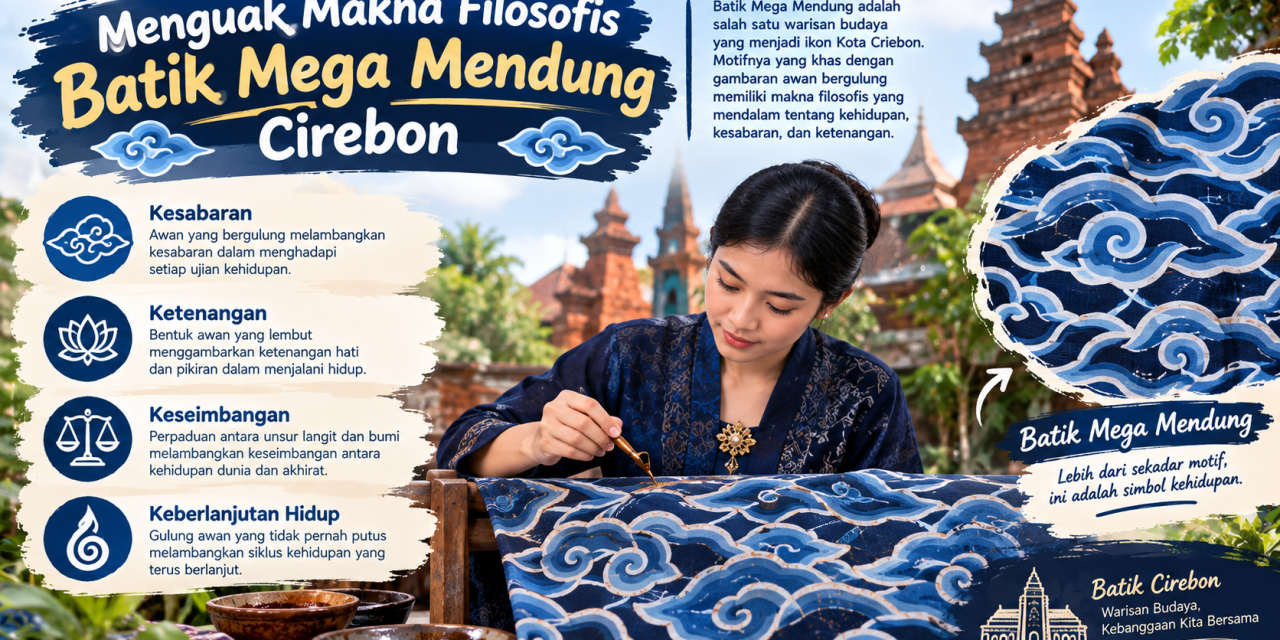 Menguak Makna Filosofis Batik Mega Mendung Cirebon