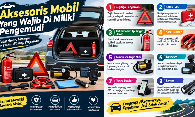 Aksesoris Mobil Yang Wajib Di Miliki Pengemudi