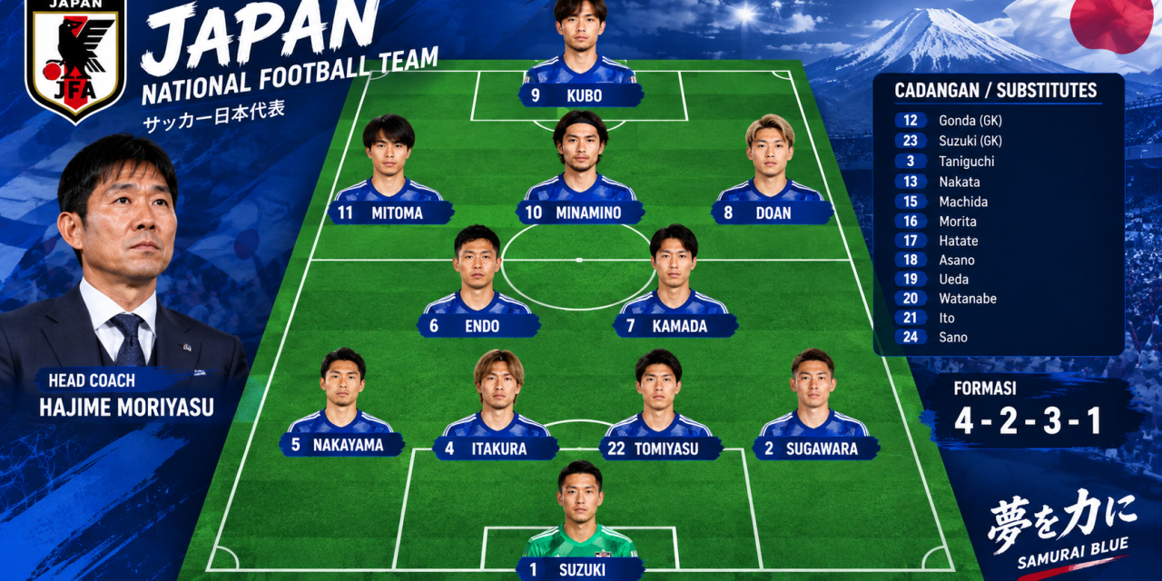 Rahasia Jepang Membangun Sepak Bola Hingga Ke Level Dunia