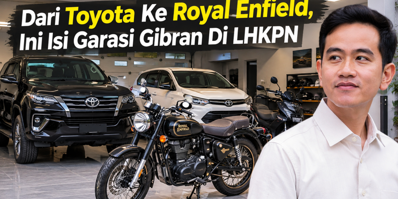 Dari Toyota Ke Royal Enfield, Ini Isi Garasi Gibran Di LHKPN